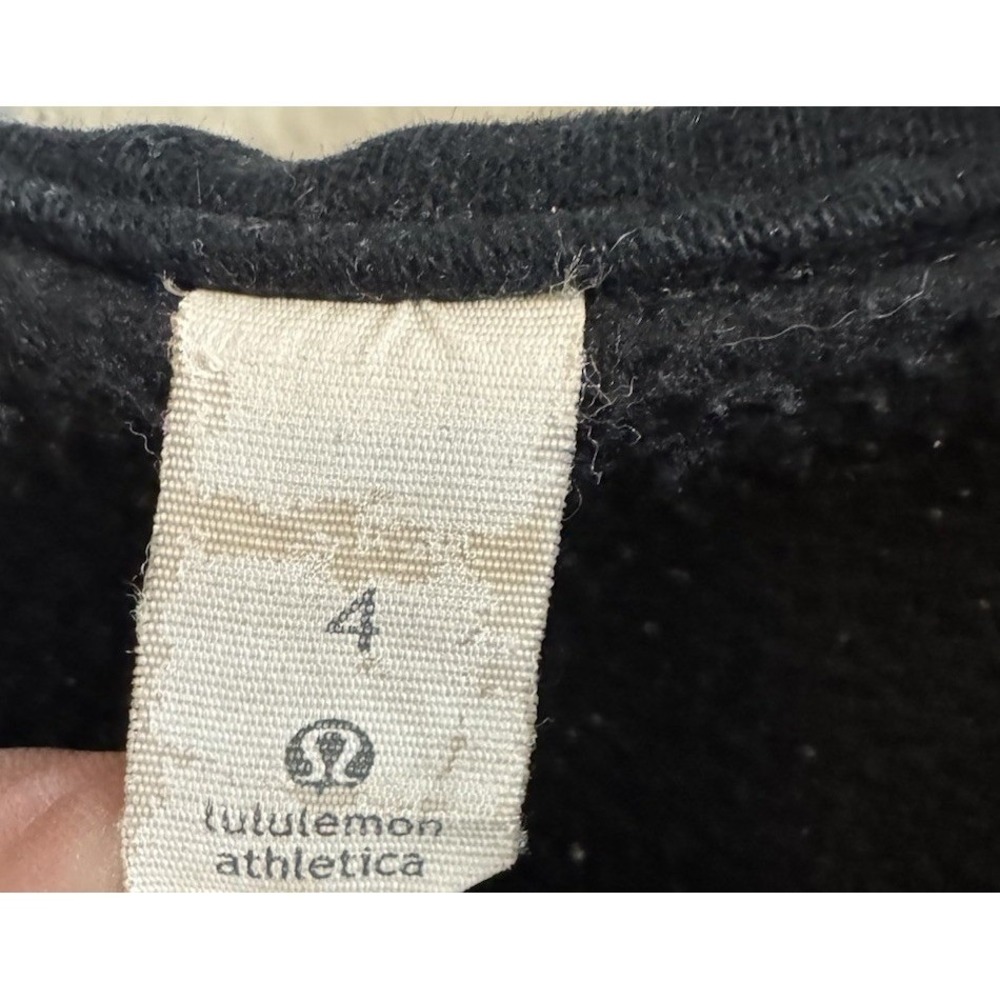 🤑Lululemon 🖤Rare Scuba Hoodie II Biggie So Fly Butterfly Burnout Print Black 4 - Picture 6 of 6